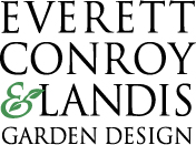 The Everett Conroy and Landis Garden Design wordmark